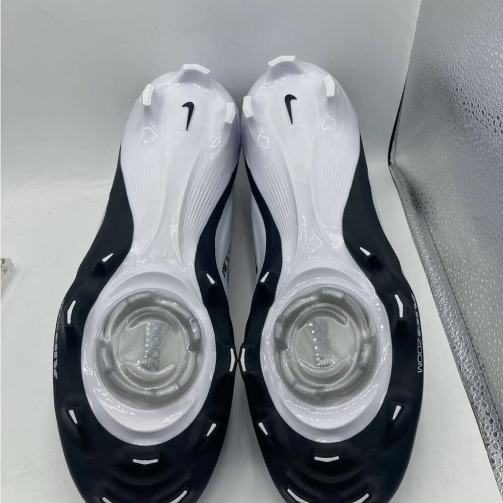 Nike Zoom Air Vapor Pro 1 White/Black Football Cleats IB2495-105 Size 14.5 - Picture 4 of 4